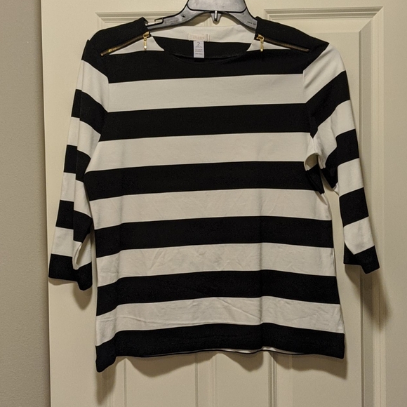 Chico's striped top - Picture 1 of 4